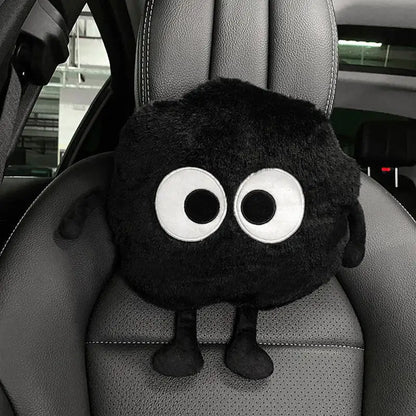Car Seat Cushion Winter Short Plush Single Piece Backless Three-piece Set Winter Warm and Thick Sponge Plush Car Seat Cushion