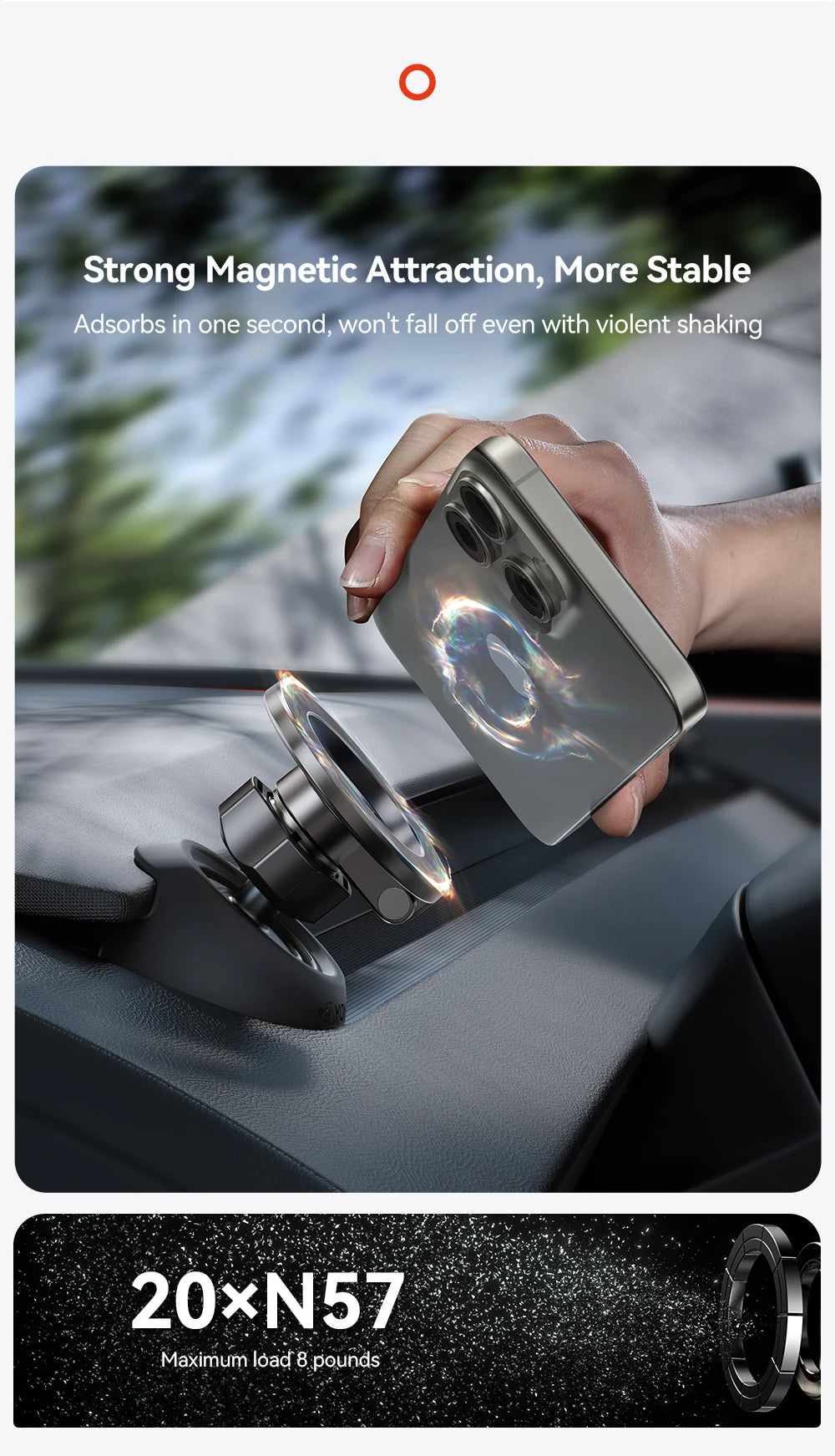 YZ For Tesla Model 3 Y Highland Juniper Strong Magnetic Phone Holder for iPhone 16 15 14 Pro Max Samsung phones Air Outlet Base