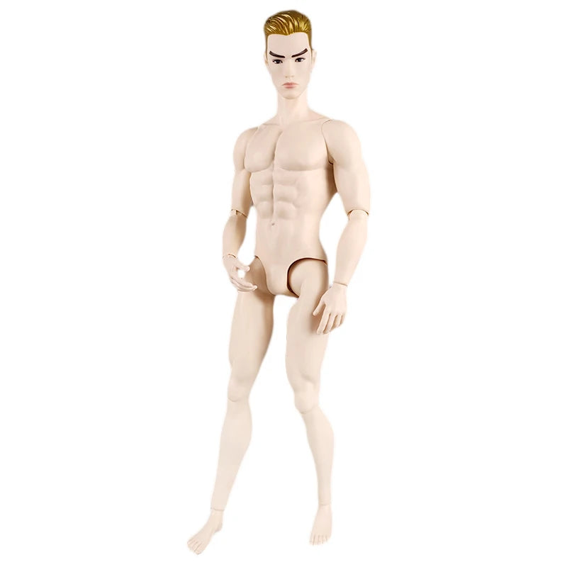 High Quality Adonis 1/6 Jointed DIY Movable Nude Naked Doll Body 12" Muscle FR Boy Doll BJD Dolls Kids Toys Gifts