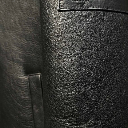 AYUNSUE Winter Men's Leather Jacket Natural Sheepskin Fur Coat Man Clothing Warm Shearling Coats Genuine Leather Chaquetas