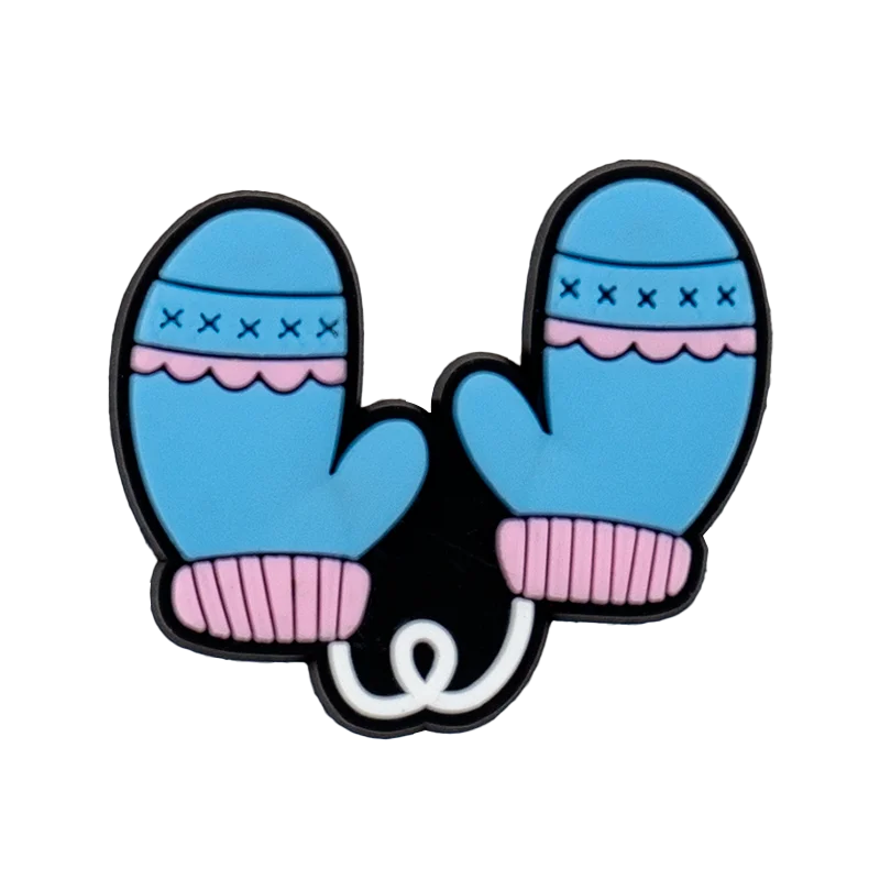 1/25PCS Christmas Style Shoe Charms Xmas Style Snowman Christmas Outfit Snowflake Shoe Accessories Pins for Clog Pins Buckles