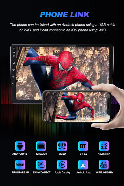 hangmanjia Android13 Car Radio for Renault Megane 2 2002 - 2009 Multimedia Video Player GPS Wireless Carplay Auto DSP Stereo DVD