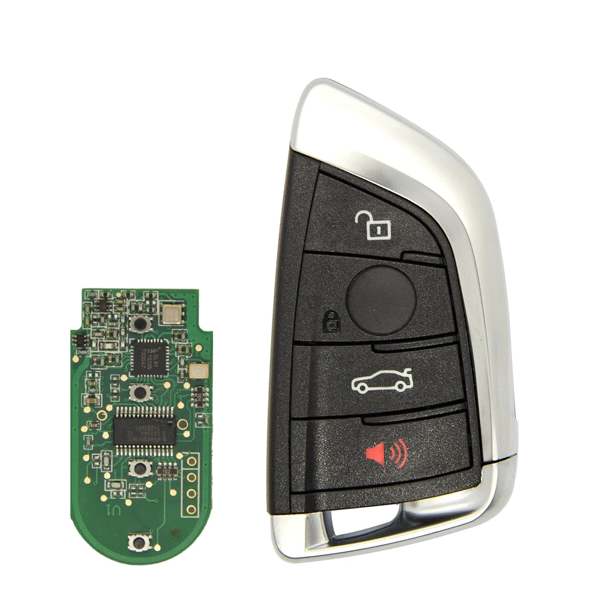 BESTKEYKeyless Go Car Key Fob For BMW 1 3 5 7 Series X1 X3 X5 X6 X7 F CAS4 CAS4+ FEM 2011-2017 PCF7945 3/4 Button 315/434/868MHZ