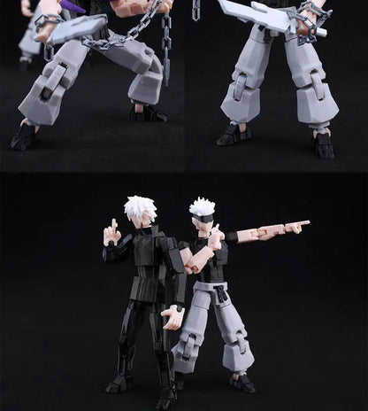 9L3D Lucky13 Gojo Sukuna Jujutsu Fushiguro Toji Gojo Satoru Action Figure Dummy13 T13 Multi-Jointed Collectible Toys Titan13