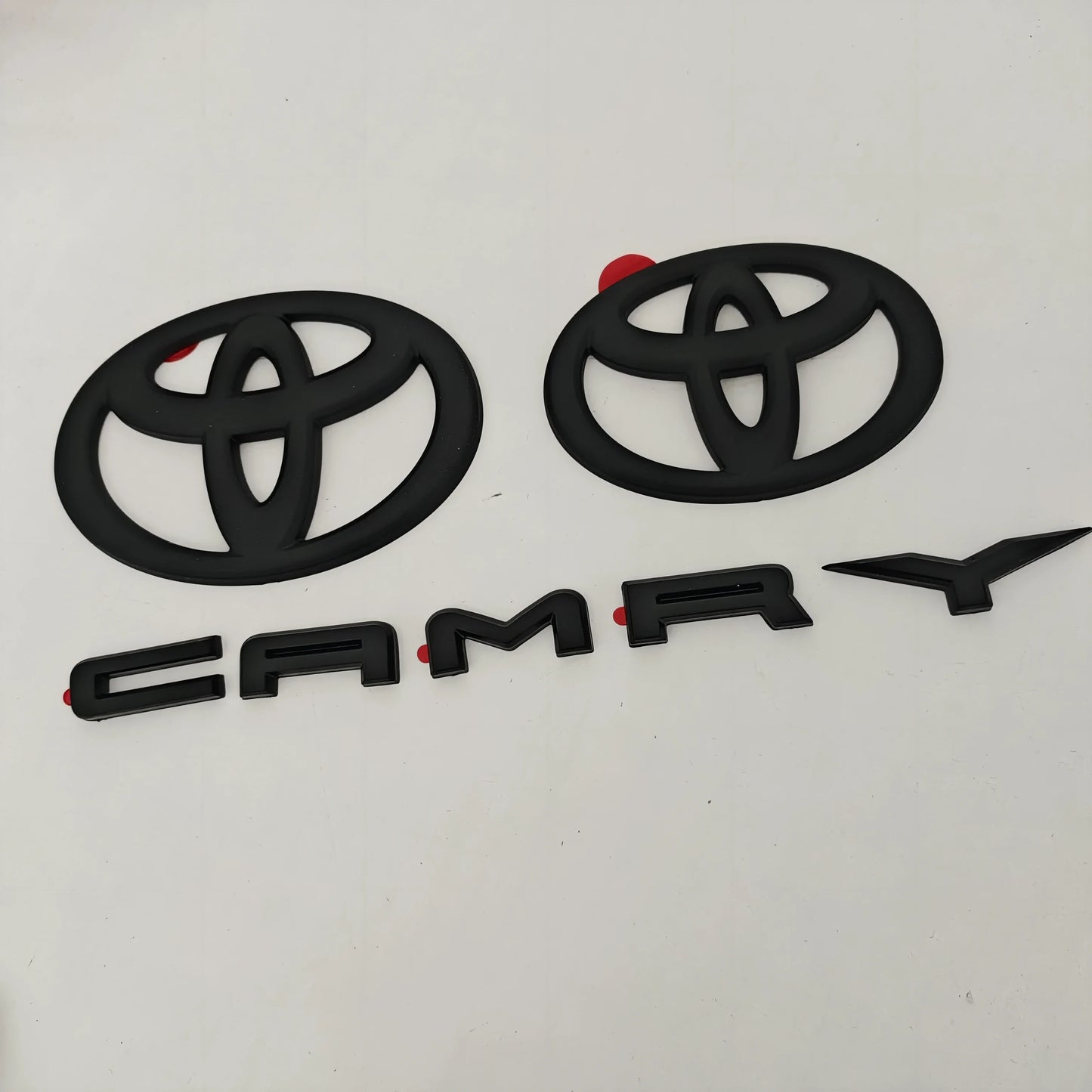 Suitable for 2024 2025 9th Generation Toyota Camry Hood Badge Trunk Badge OVERLAY Modification Gloss Black Matte Black