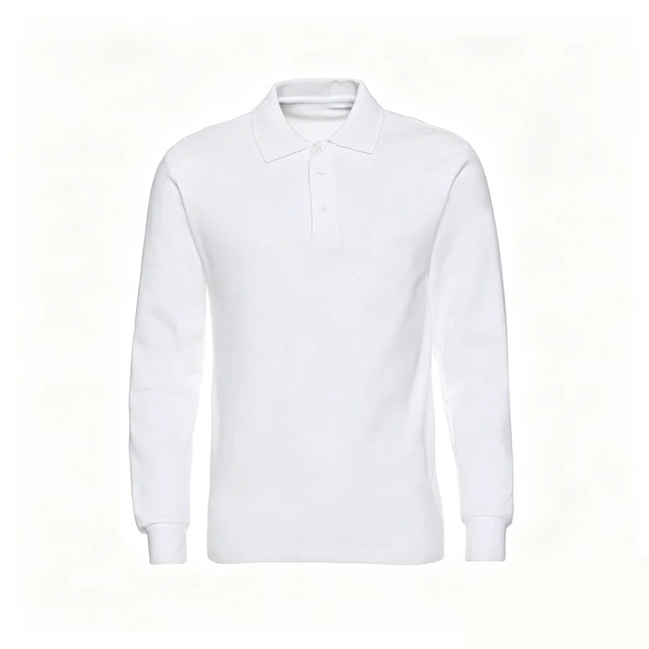 Top Compass Patch Long Sleeved Polo Shirt Spring Autumn All Cotton Casual Men's Luxury Golf Long Sleeved T-shirt Top Asian S-3XL