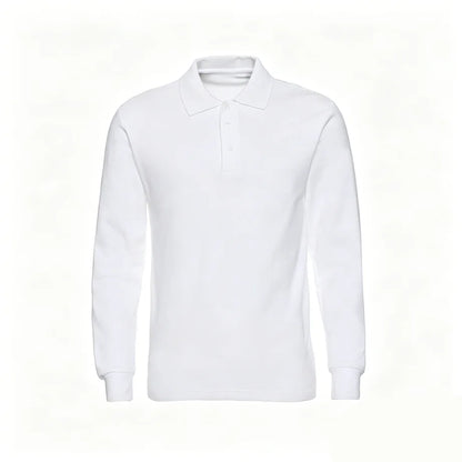 Top Compass Patch Long Sleeved Polo Shirt Spring Autumn All Cotton Casual Men's Luxury Golf Long Sleeved T-shirt Top Asian S-3XL