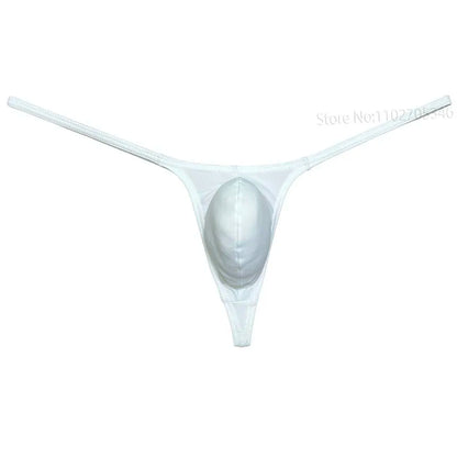 Men's Sexy Underwear Thong Contour Pouch Tangas Sexy Men Bikini Briefs Solid Underpants Briefs Bikini Thongs Soft Male Panties