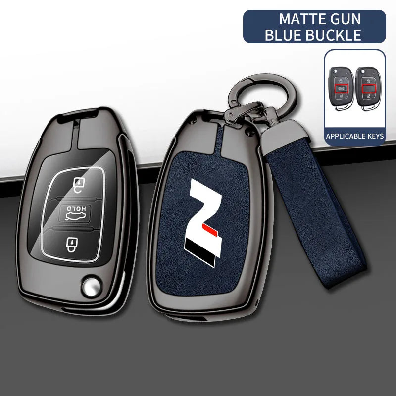 Modern High-End Hyundai Key Cover Suitable for N LINE N IX35 IX25 Tucson Sonata Car Key Case Luxury Design Vehicle Accessories