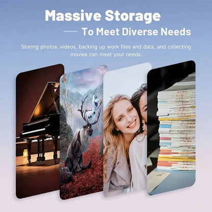 High-speed External Hd 2TB High-quality Hard Drive 128TB 64TB Portable SSD USB3.1 Solid State Disk for Mac/ Pc/Laptops/Phones