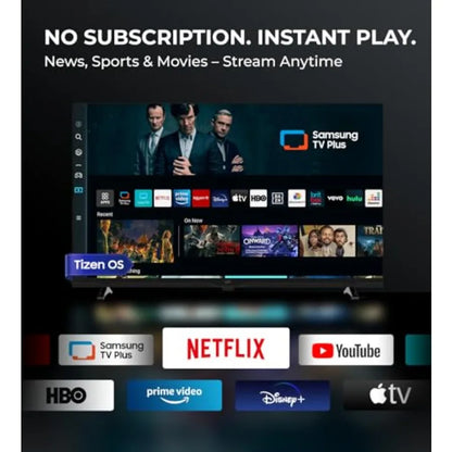 Smart TV ch, Television Compatible with Samsung TV Plus Powered by Tizen OS, 720p HD TV with Dolby Audio, HDR 10, SmartThings,