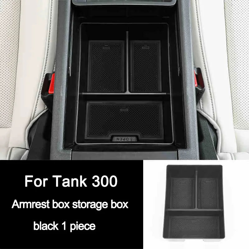 For Great Wall Tank 300 Hybrid TANK 300 Armrest Box Storage Box Partition Storage Box Modification Special Car Interior Supplies