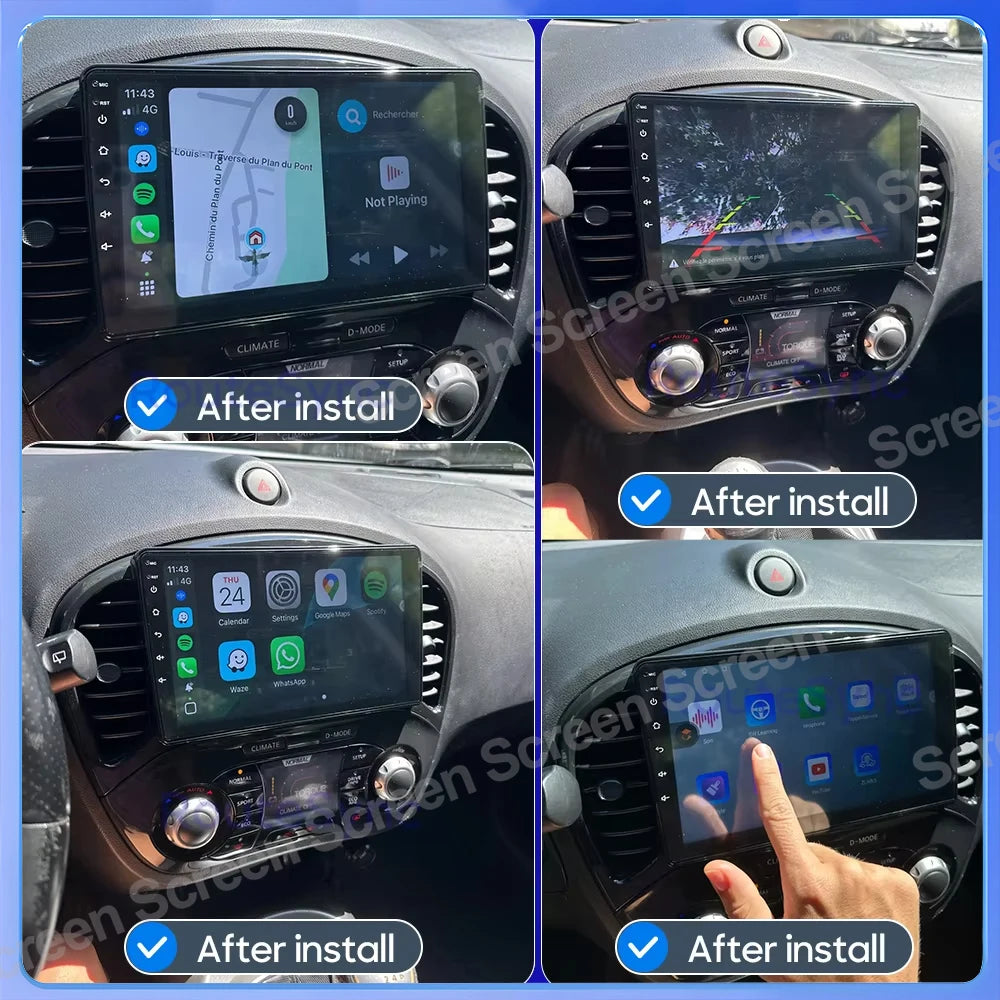 For Nissan Juke Yf15 2010 2011 2012 2013 2014 Carplay Auto 5g+wifi Gps Car Radio Navigation Multimedia Video Player Stereo Bt