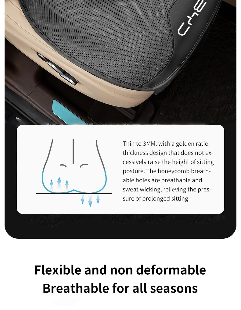 Car Seat Cushion For BYD Seal U Atto3 Atto2 Dophn Seagull S6 S7 Tang X Dream Breathable Front & Rear Seat Protective Cover