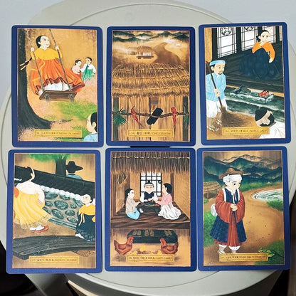 MANSHIN I: Traditional Korean Shamanism & Folklore Oracle Card Deck, 83 Pcs 10.5*7.5cmDouble-embossed Oracle Cards in Rigid Box