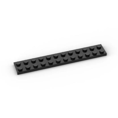 20 PCS  Small Particle 2445 2x12 Plate Building Block Flat DIY Parts Buildmoc Compatiblwith 144676 DIY Eduactional Toys Children