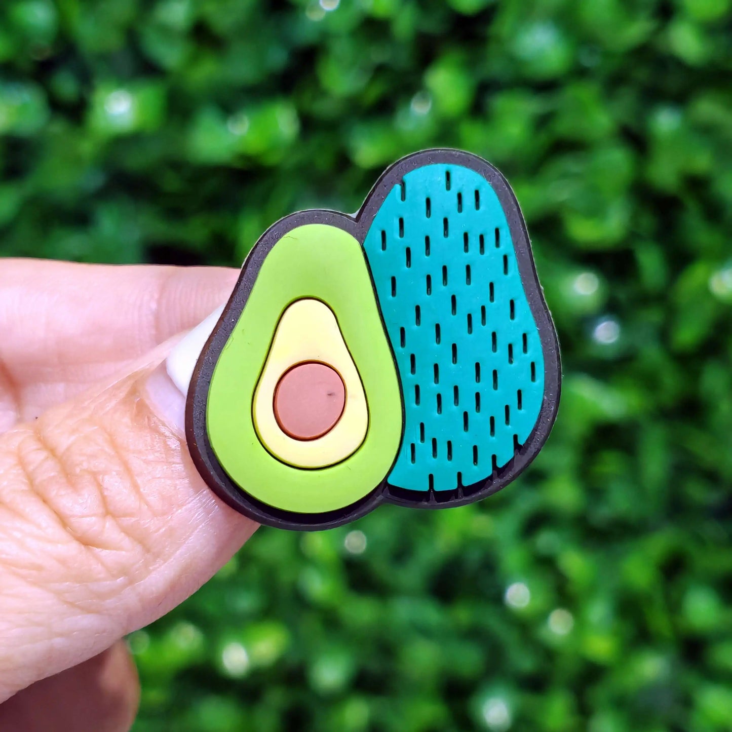 New 1-100pcs Cartoon Fruit Avocado Mom Love Guitar PVC Shoe Charms Accessories Hole Slippers Decorations Kids Birthday Present