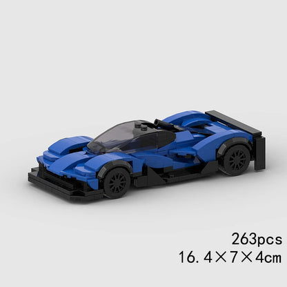MOC Speed Sports Super Race Car Model Building Blocks Pickup Police Bricks City Racing Vehicle SUV Technical Rally Sport Toy