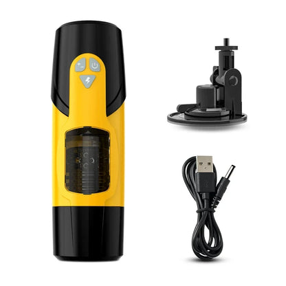 Automatic Thrusting Male Masturbator Vibration Penis Blowjob Machine Masturbation Cup Pocket Pussy Sex toy Men Adult Products 18