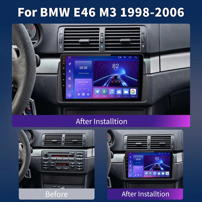 Android 16 Carplay Auto For BMW E46 M3 1998-2006 Car Radio Multimedia Video Player 2Din 4G+WIFI GPS Navigation Head Unit Stereo