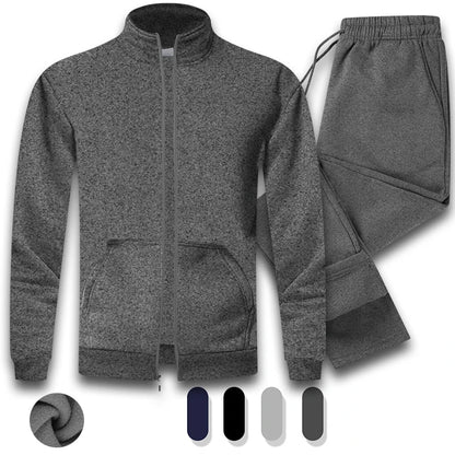 Men's Casual Athletic Tracksuit Long Sleeve Sweatsuit Set Full Zip Running Jacket and Pants 2 Piece Outfits