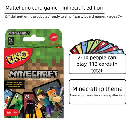 UNO Filp Playing Cards games,Super Mario,Minecraft,Lord of The Ring,Hot Wheels,No Mercy,Social Board Table party games,kids toys