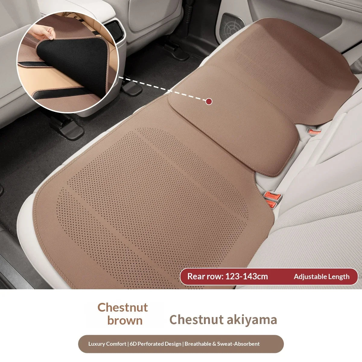 Four Seasons General Motors High end Summer Thin Design Car Rear Seat Cushion Ventilation and Breathability