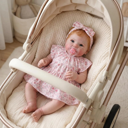 NPK 18inch Lifelike Reborn Baby Doll BeBe Newborn Bettie Cloth Body Multiple Layers Painting 3D Skin Collectible Toy