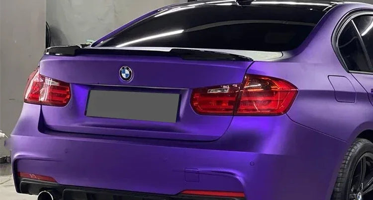 Carbon Fiber Rear Bumper Lip Trunk Wing MP M4 PSM Style Roof Spoiler Kit For BMW 3 Series F30 F31 F35 2012-2019 Gloss Black