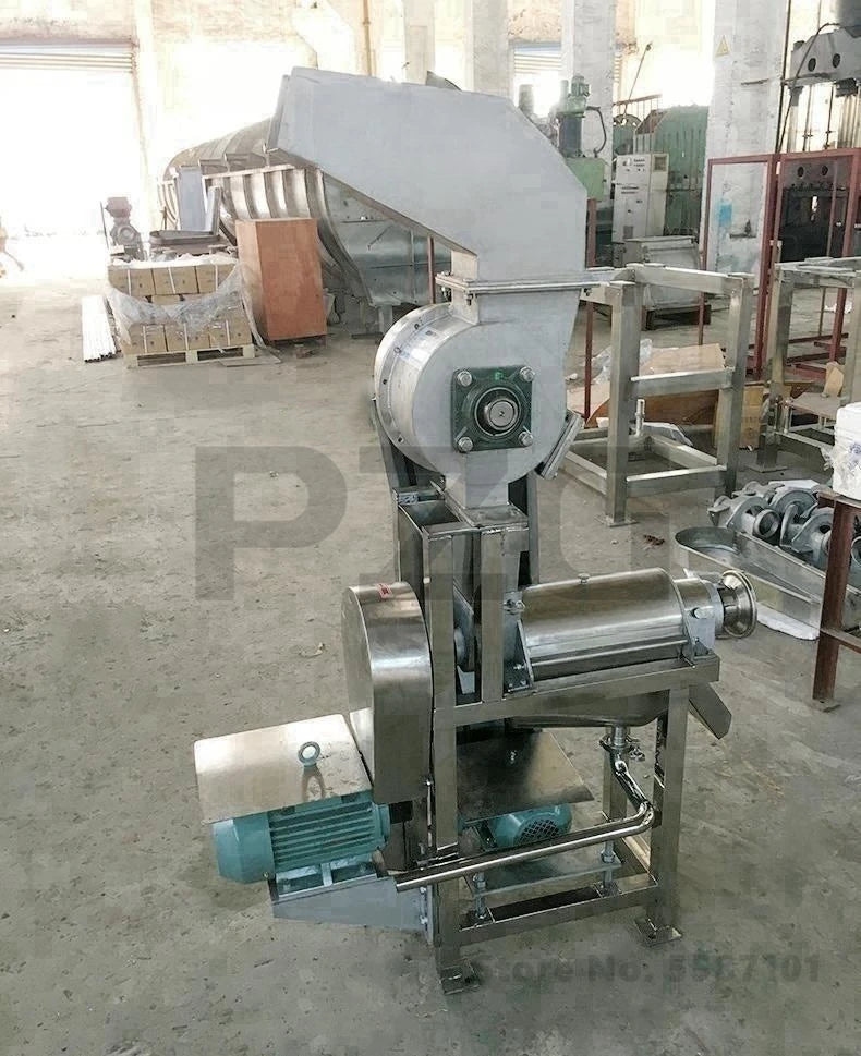 Multi-Purpose 500kg Spiral Juice Extractor Industrial Spiral Crushing Type Juice Machine For Apple Pear Carrots Pineapple Ginger