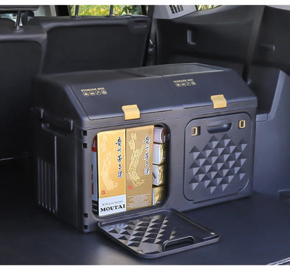 Bevel Car Trunk Storage Box Outdoor Camping Box Foldable Storage Box Camping Finishing Box