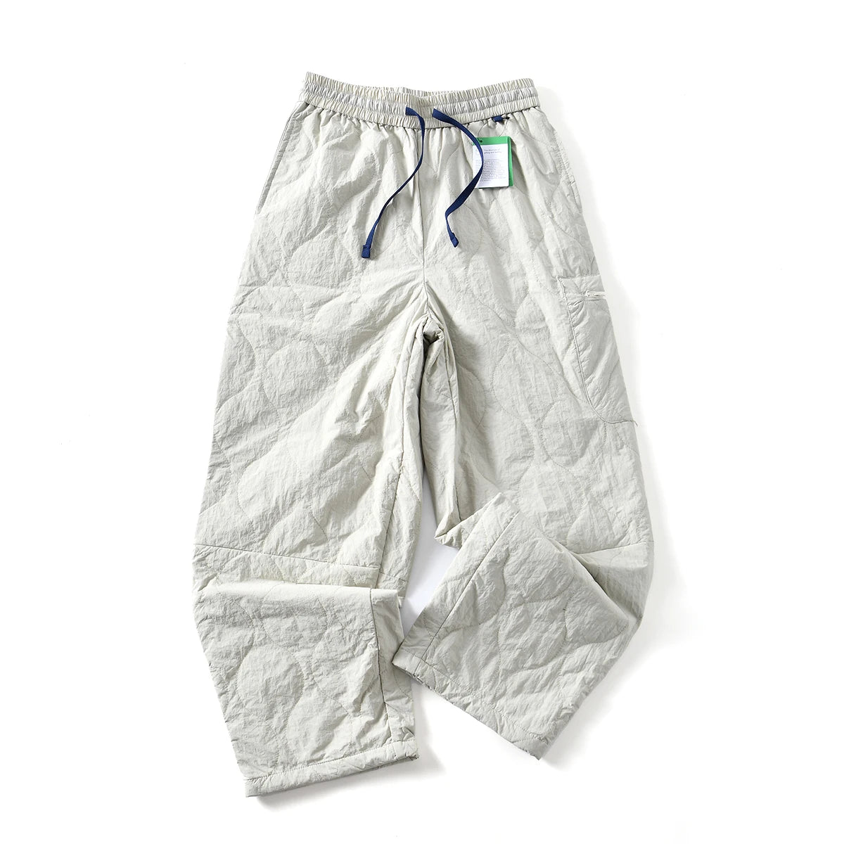 Water-Resistant Cotton Trousers for Men And Women Outdoor Sports Warm Straight Tube Nylon Fiber Youthful Vitality Long Pants