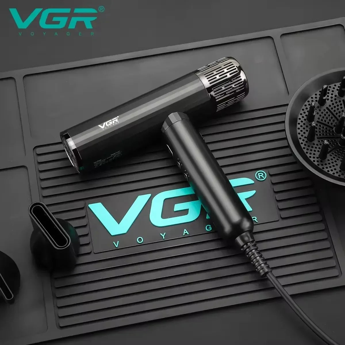 VGR Hair Dryer Professional Air Blower Brushless Motor Hair Dryer Machine 110000 RPM Negative Ion Hair Styling Blow Dryer V-427