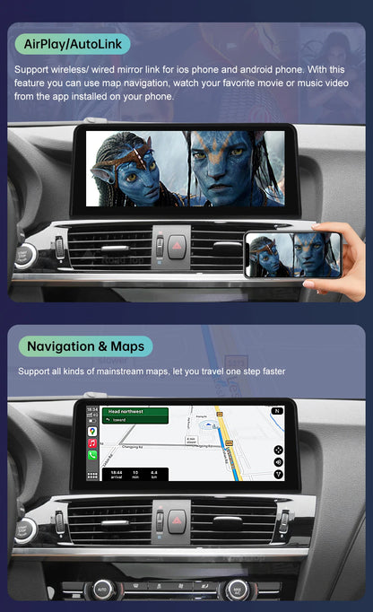 1920*720 Multimedia Touch Screen For BMW X3 F25 X4 F26 2011-2016 Wireless Carplay Display Android Auto Car Radio Player