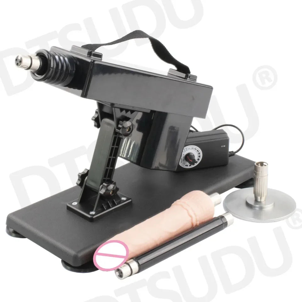 Female Sex Machine with Dildo and Masturbation Cup, Hands-Free G-Spot Clitoral Stimulation, Adult Sex Machine