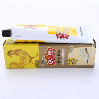 Free Shipping Golden Rooster Shoe Polish Colorless Black Brown Leather Cleaner Leather Shoes Gloss Maintenance Shoe Brush