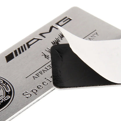 80x30mm car metal AMG badge sticker for Mercedes-Benz W203 W204 W205 W210 W211 W212 W463 W464 W164 W176 CLA CLS GLA decorate