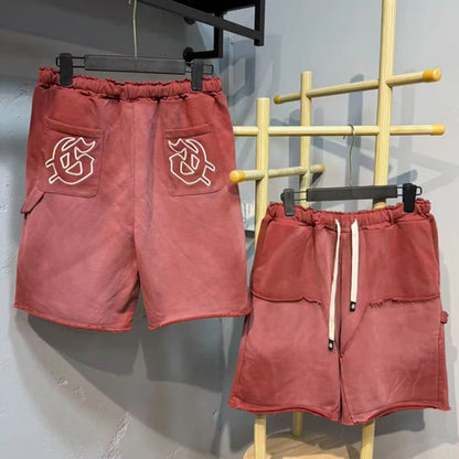 Hot New GOD High Street SPEED Men's Casual Shorts Embroidered Drawstring Loose Shorts High Quality Fast Shipping Fast Delivery