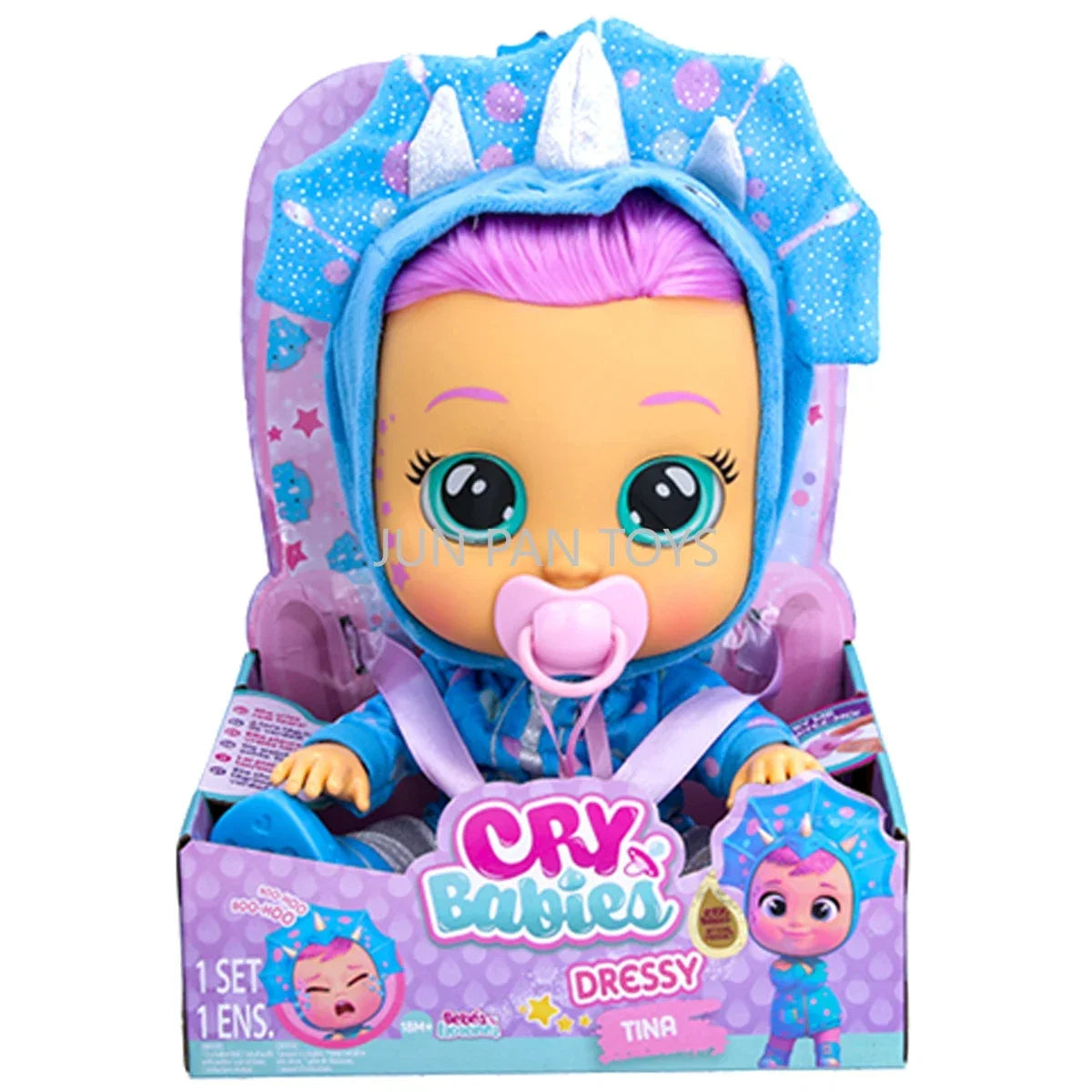 Original Cry Babies Series 1 Magic Tears Icy World Storyland House Tina Bff Dotty Fashion Dolls Collectible Kids Toy Figures 1pc