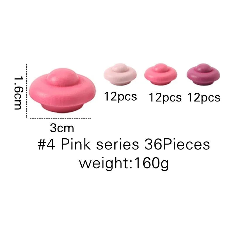 Wooden Baby Montessori Toys Creative Loose Parts Toys Rainbow Blocks Constructor Set Nordic Sensory Toy Waldorf For Toddler Gift
