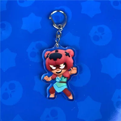 Supercell Star-Player Leon Mini Anime Figure Fashion Game Character Decoration Cartoon Doll Collectible Gift for Christmas