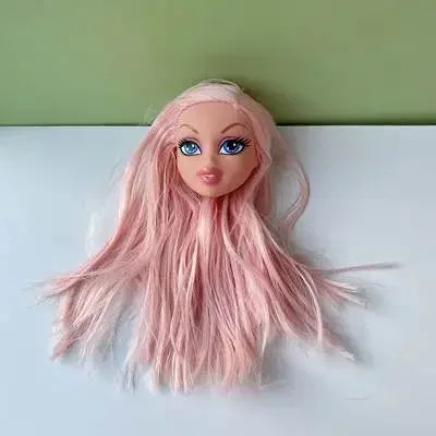 Beautiful Bratzdoll Makeup Doll Girls Love Cute Dolls head plastic head