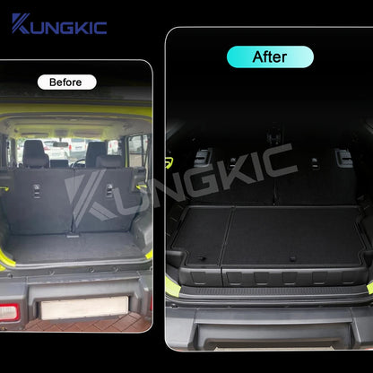 For Suzuki Jimny Nomade 5-door 2023 2024 2025 JB64 ABS Car Trunk Storage Box Organizer Case Tailbox Stowing Tidying Toolbox