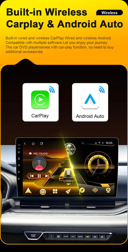 For Volkswagen VW Passat B6 B7 B8 CC 2007- 2021 Android 16 Car Radio Multimedia Video Player GPS Navigation Touch Screen RDS 5G