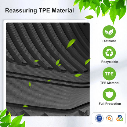 Smabee Right Drive for Tesla Model YL 6seats RHD 2025 2026 Car Floor Mats Cargo Liner Trunk Pad TPE 3D Waterproof Accessories