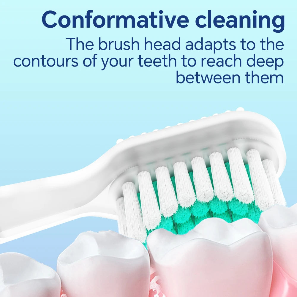 2/4/8/12 Compatible with Oral B Electric Toothbrush Oscillation & Vibration Replacement Brush Heads,Toothbrush Head for 1000 100