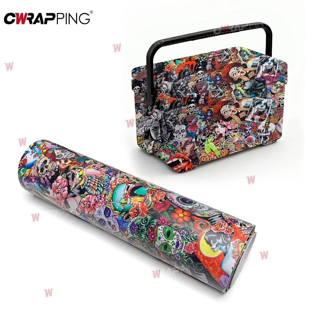 Car Adhesive Vinyl Wrap for Car Camouflage Printed Waterproof Motorcycle Stickers Tuning Auto Accessories Self-adhesive Film