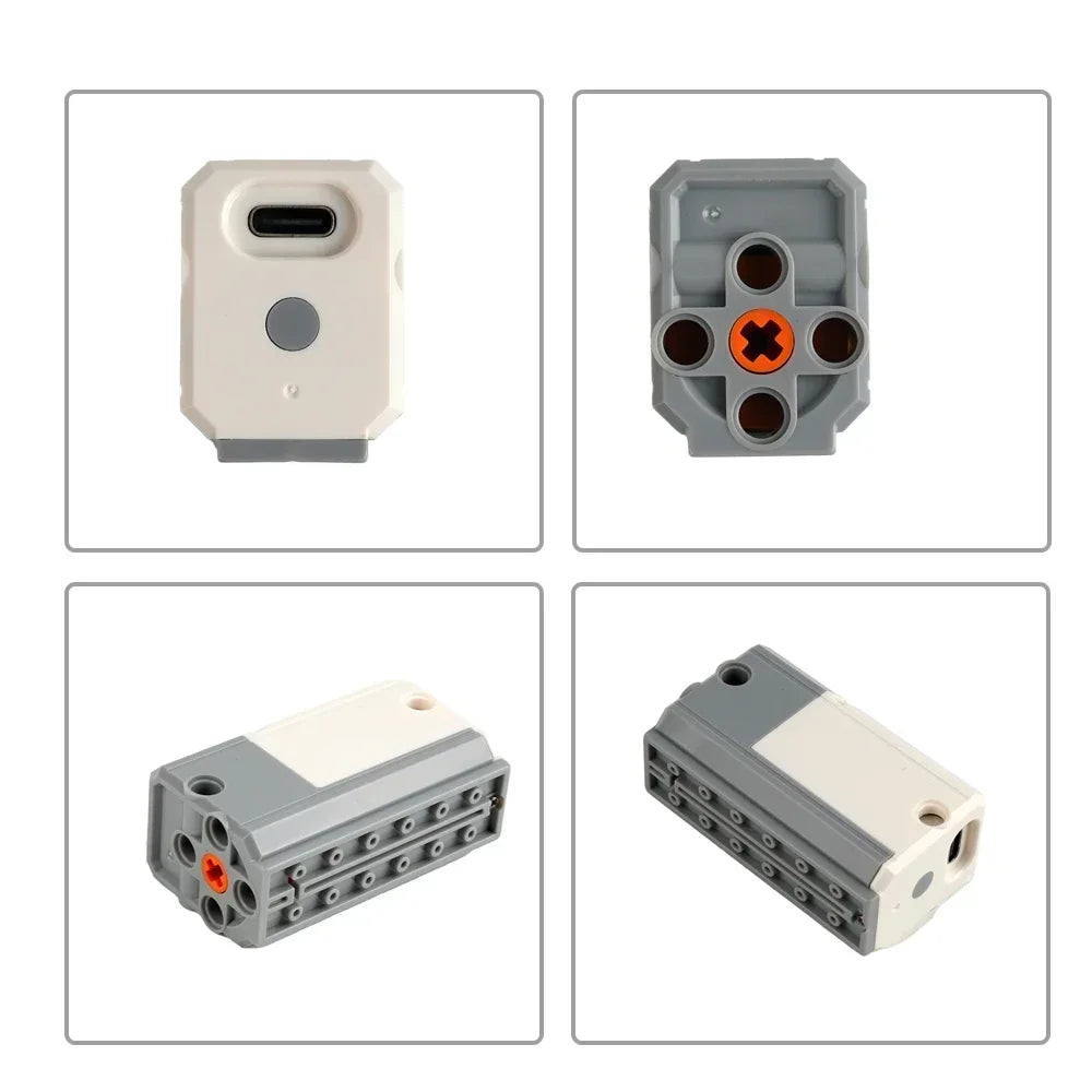 MOC Bluetooth-Pair Rechargeable Block M Motor 8883 APP Control Lithium Battery Motor with Legoeds Building Blocks PF Car Train