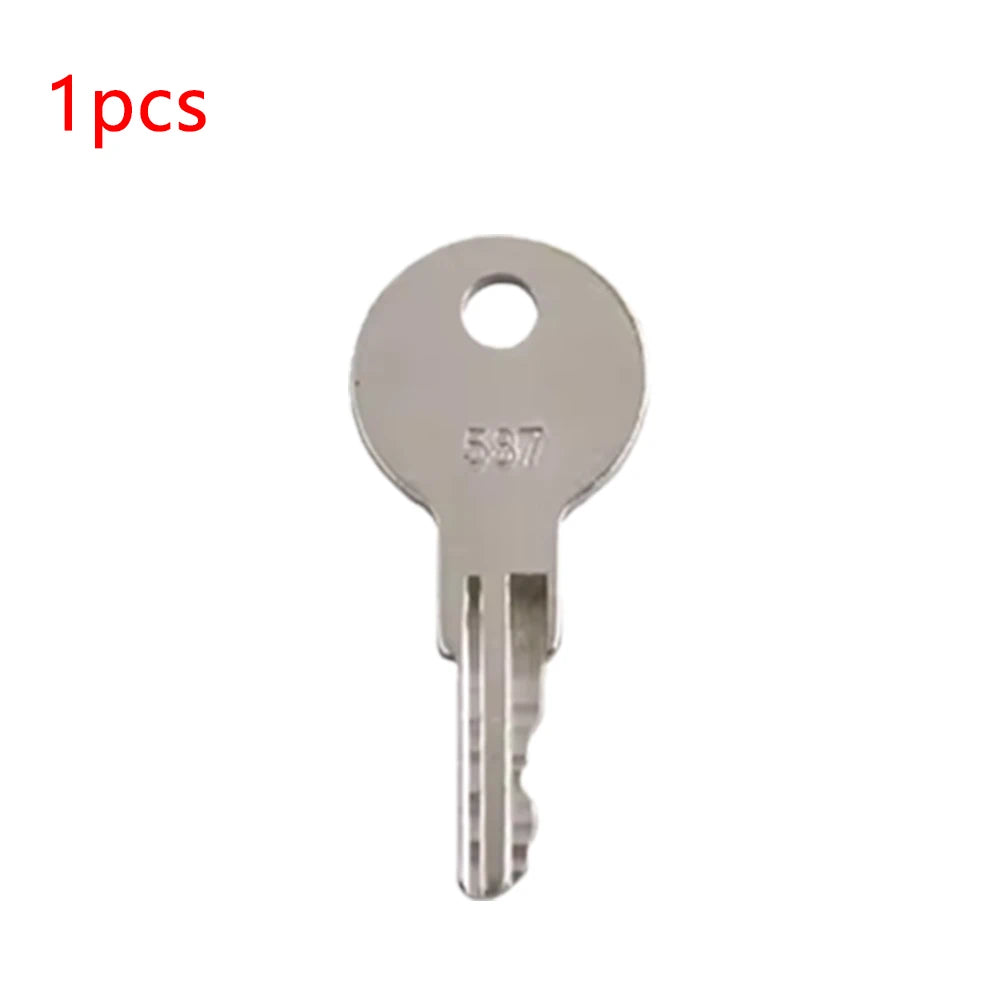 1/5/10/30/50PCS 587 Key For JLG Heavy Construction Equipment 7012587 Ignition Starter Key 587 ELI80-0106