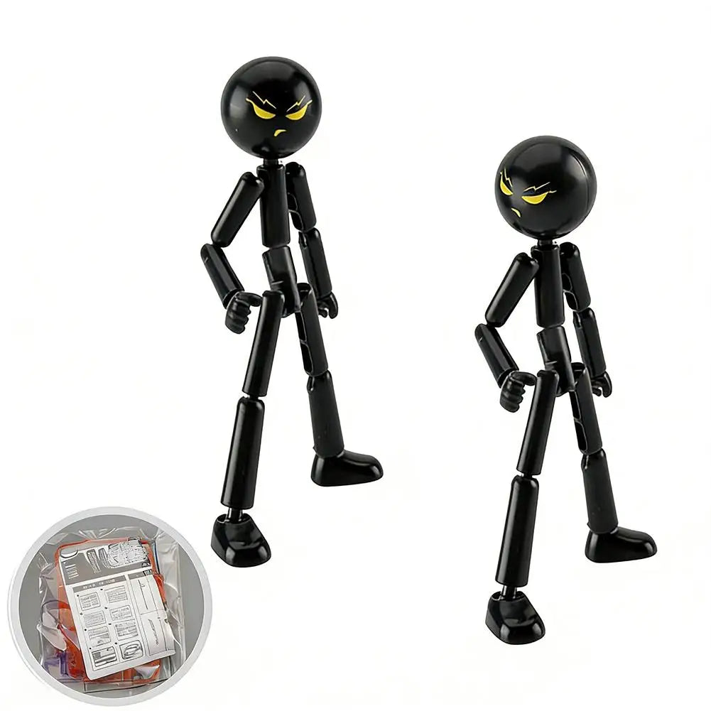 3D Printing Mannequin Multi-jointed Stickman Toy Stickman Action Figure Toy with Movable Joints Assembled Gifts For Kids Adult
